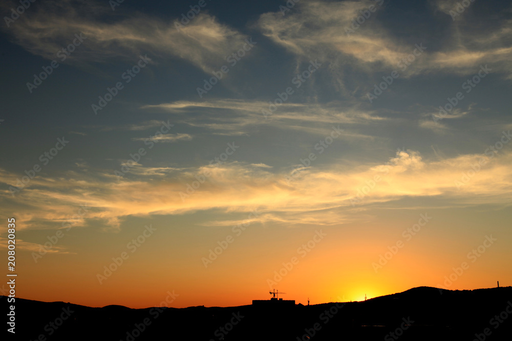 Sunset Over Vienna