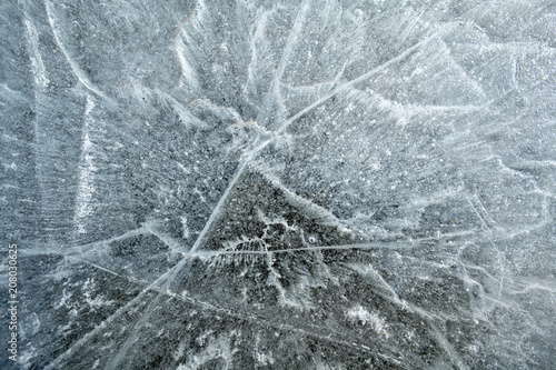 Frozen ice texture