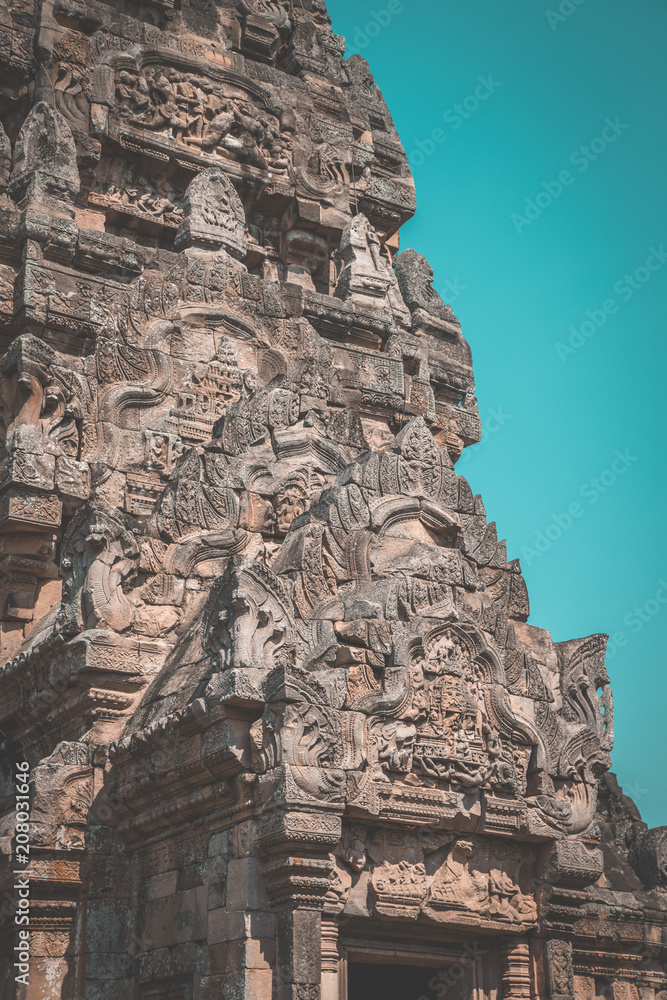 Fototapeta premium Phanom Rung Historical Park in Buriram, Thailand