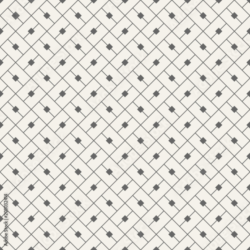 Abstract seamless pattern. Regularly repeating tiles of rhombuses.