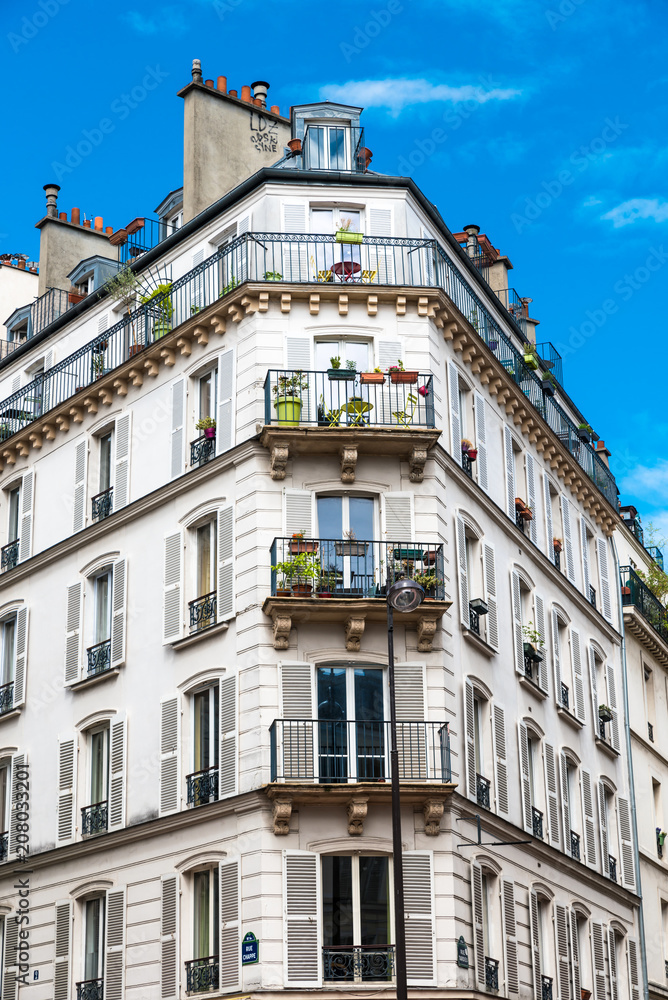 Wohnhaus am Montmartre in Paris