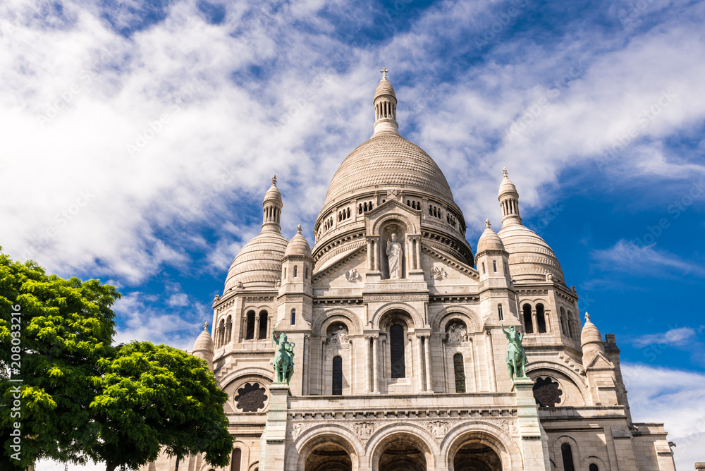 Basilika Sacre-coeur Montmartre in Paris