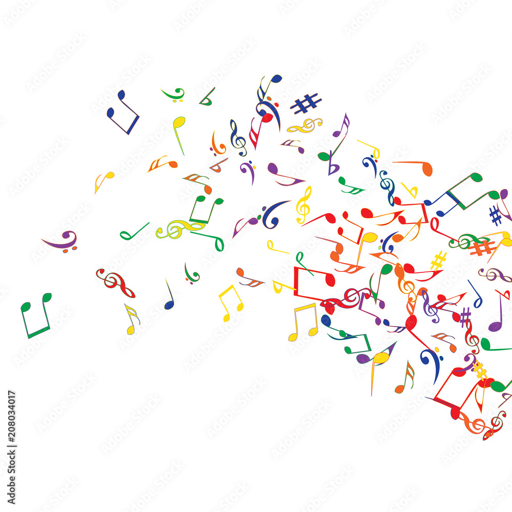 Musical Signs. Modern Background with Notes. Vector Element for Musical Poster, Banner, Advertising, Card. Minimalistic Simple Background. Musical Signs. Modern Background with Notes. Vector Element for Musical Poster, Banner, Advertising, Card. Minimalistic Simple Background.