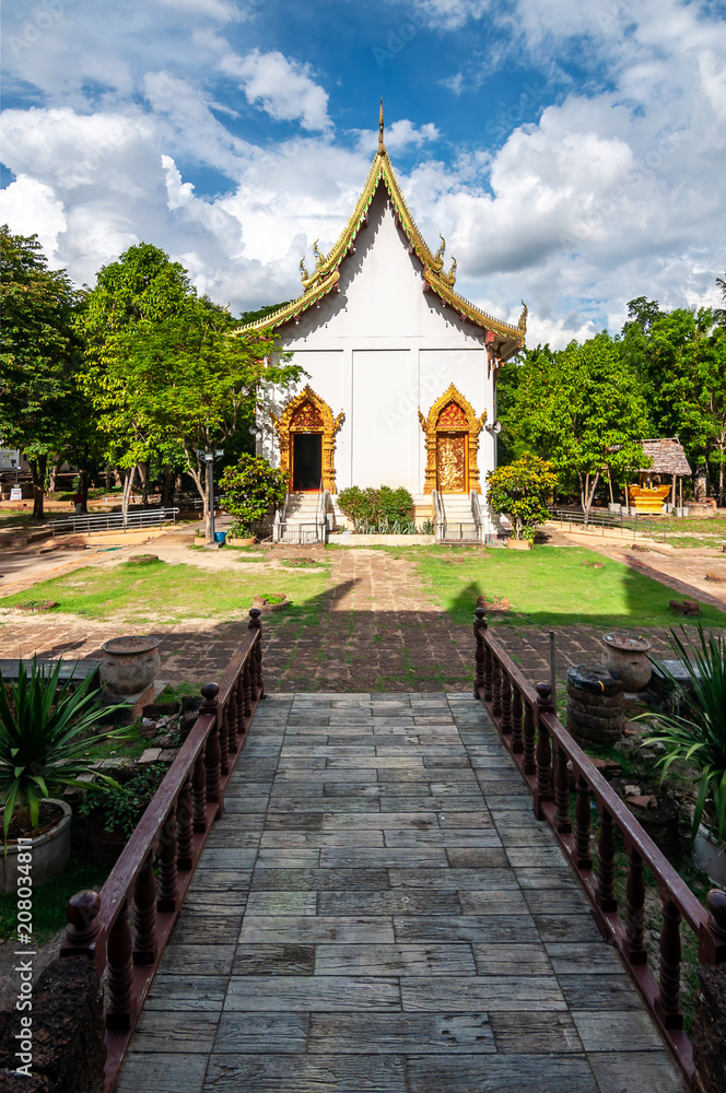 Pagoda at Wat Ched Yod temple the most famous landmark of Chiang Mai Province, Thailand. Pagoda at Wat Ched Yod temple the most famous landmark of Chiang Mai Province, Thailand.