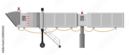 Aero bridge or jetway.