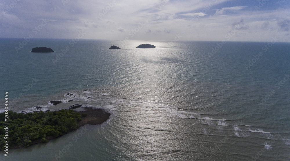 Stunning islands off the coast of Koh Chang, Thailand.