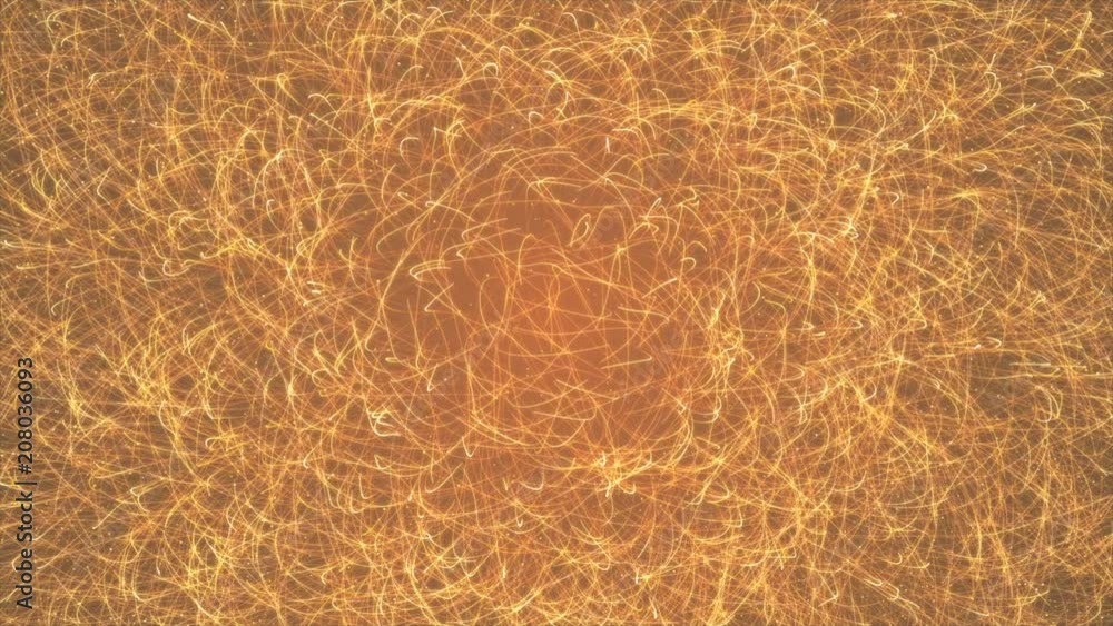 4K. Abstract gold motion background. Golden glitter bokeh particles 4K. Abstract gold motion background. Golden glitter bokeh particles