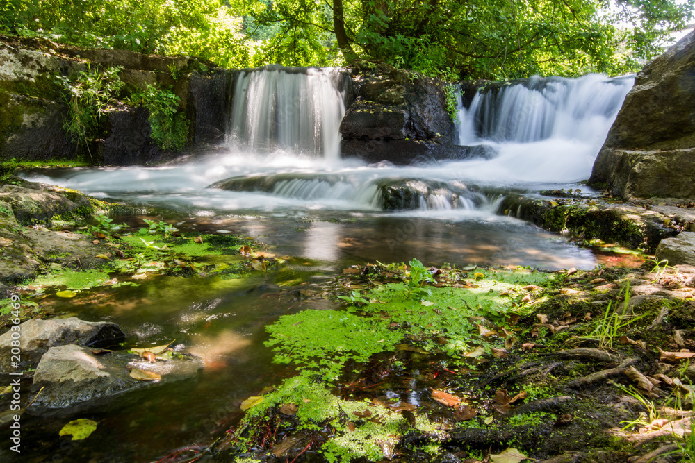 Waterfalls of Monte Gelato in the  Valle del Treja near Mazzano Romano, Lazio, Italy