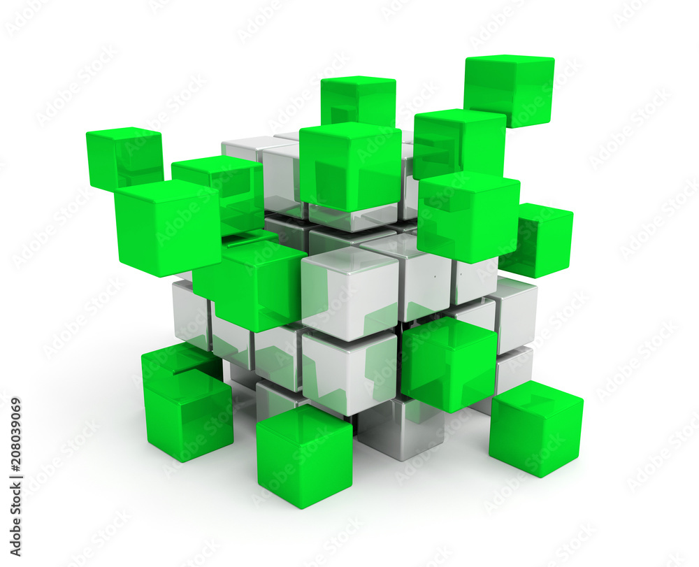 cubes travail d'équipe communication cubes travail d'équipe communication