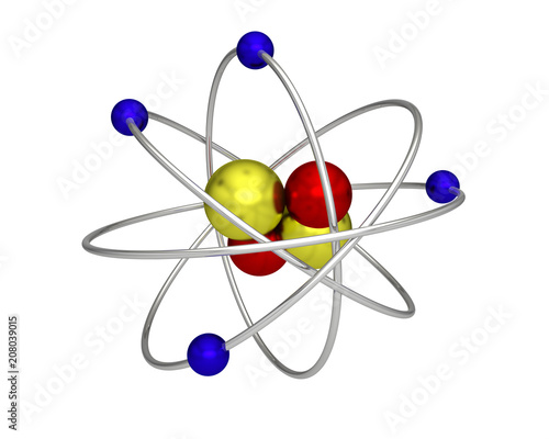 atome proton électron neutron atomique physique