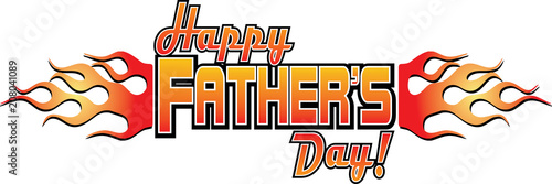 Happy Father's Day with Flames