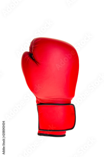 isolated single boxing glove on white background © PhotoGP