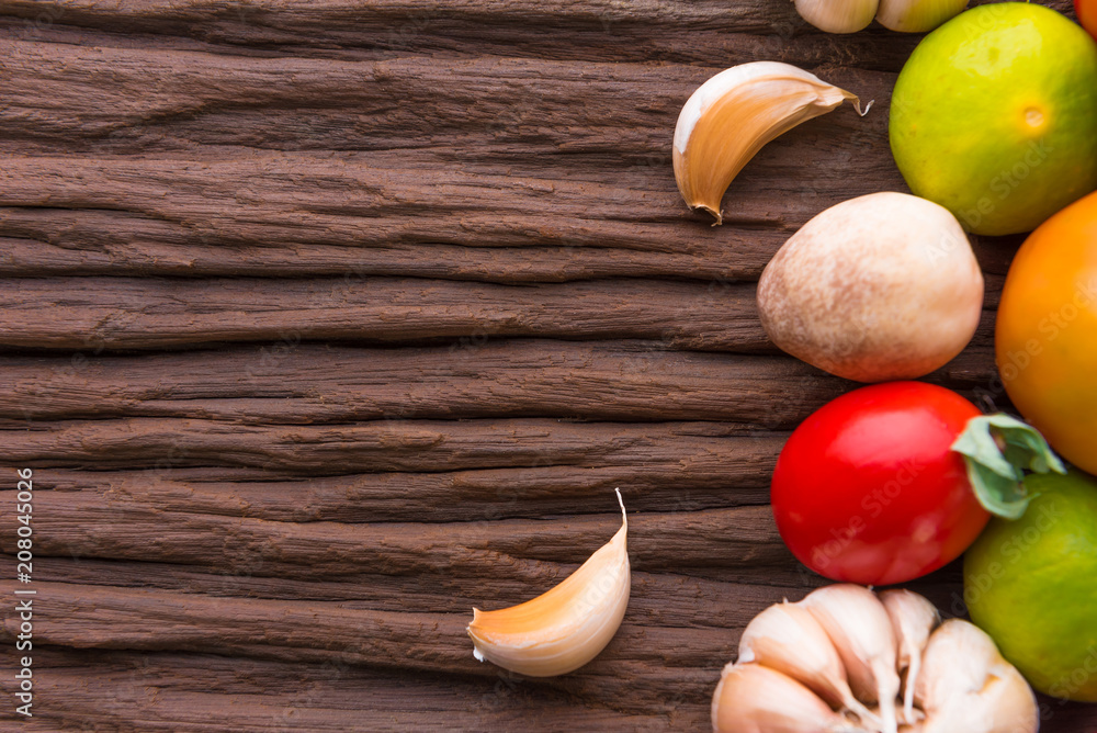 Vegetables on wood. Bio Healthy food, herbs and spices. Organic vegetables on wood Vegetables on wood. Bio Healthy food, herbs and spices. Organic vegetables on wood