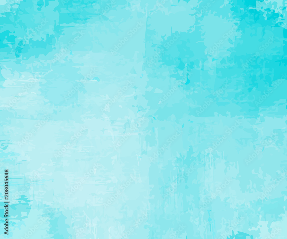 Fototapeta premium Turquoise background as if watercolor