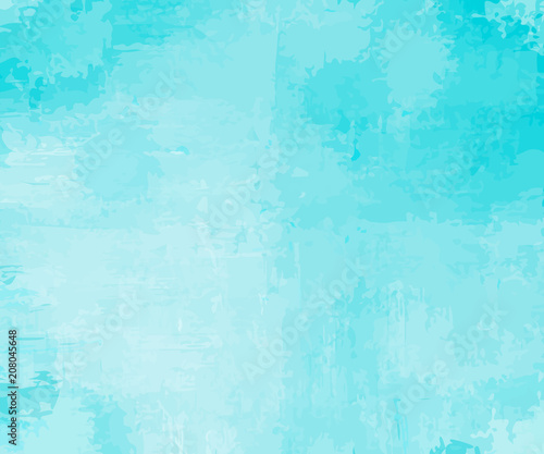 Turquoise background as if watercolor