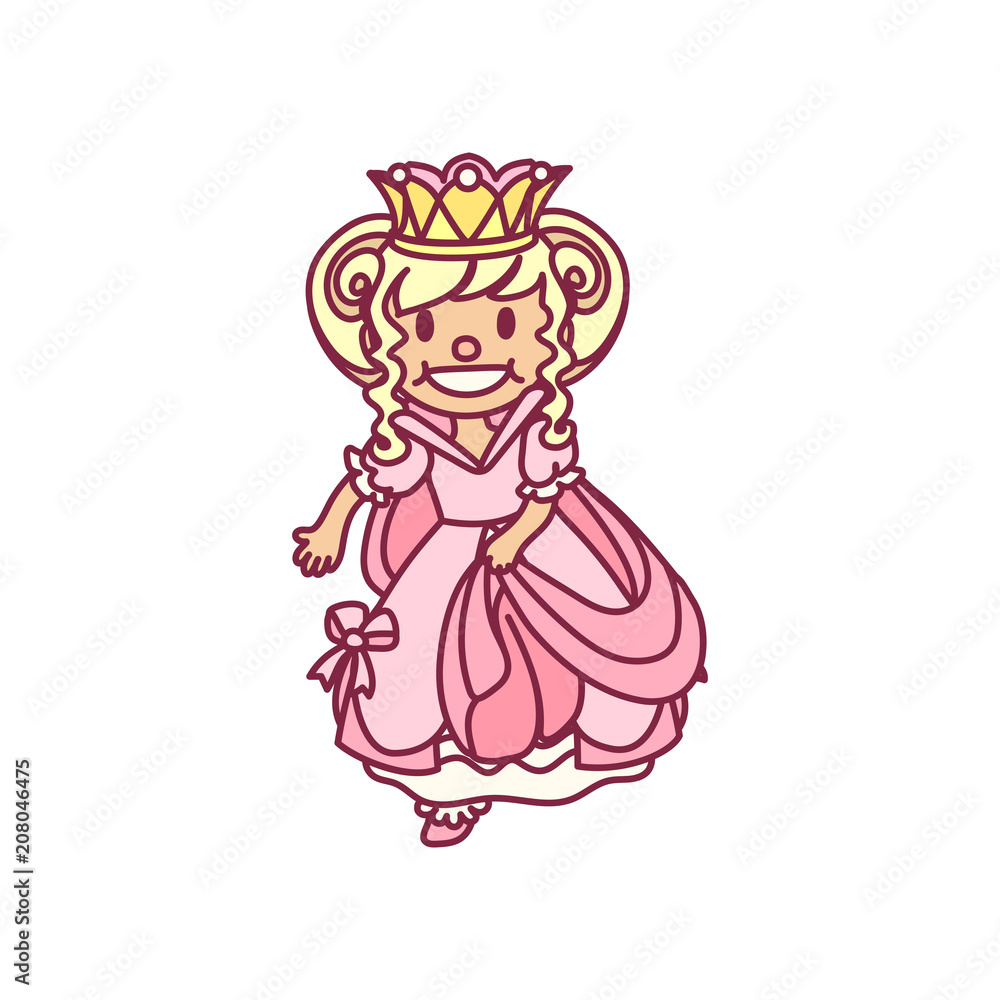vector little princess girl, queen pop art pattern
vector little princess girl, queen pop art pattern