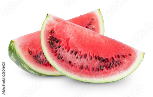 Watermelon fruits Isolated