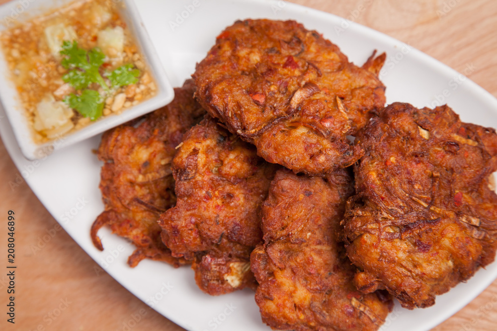 Thai spicy fish cake (Tod Mun Pla) - Thai food Thai spicy fish cake (Tod Mun Pla) - Thai food