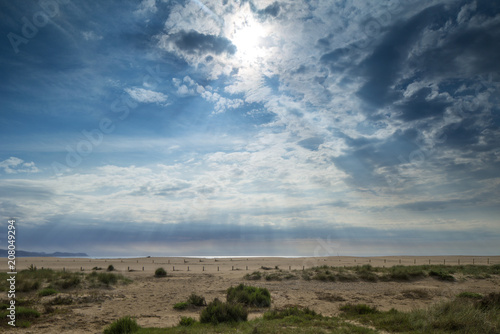 san pere pescador beach in spain photo