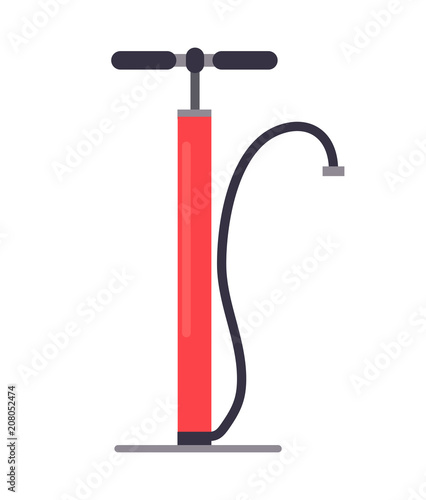 Pretty Pump Isolated on White Vector Illustration