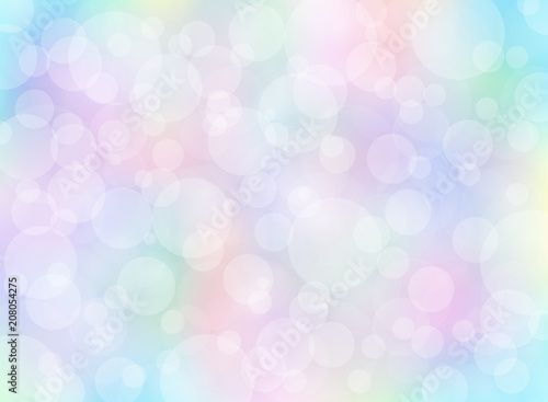 Abstract colorful blurred background with bokeh.