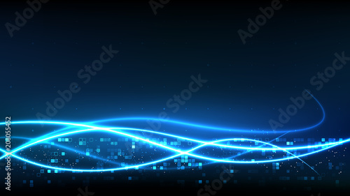 vector abstract background technology illustration communication data security