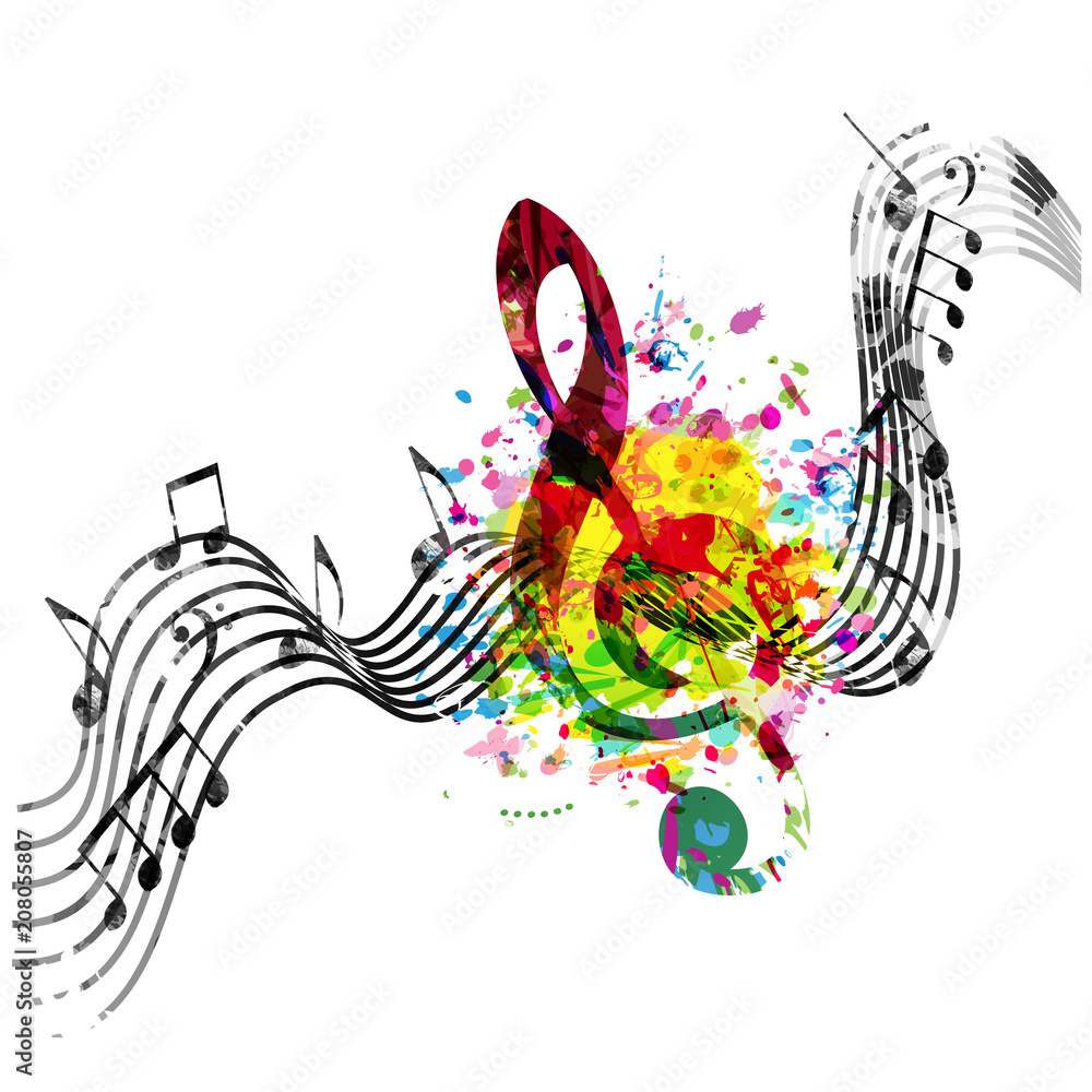 creative music notes pictures