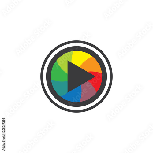 Free Download creative media play logo - GFXLoad