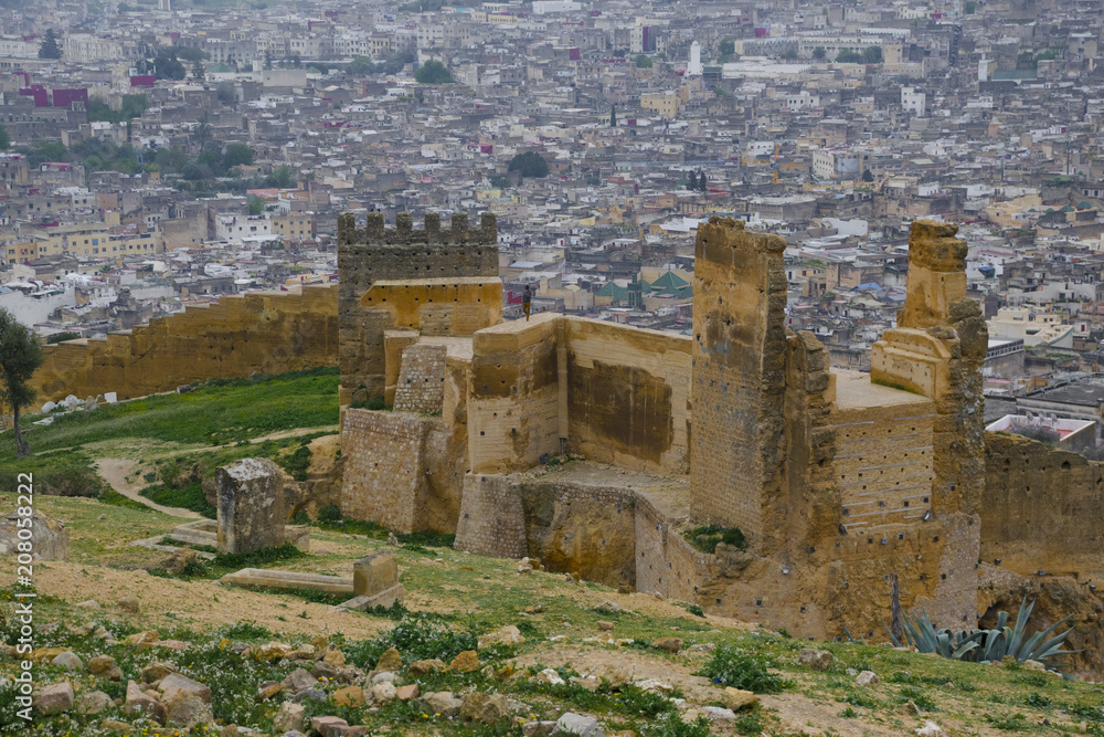 The Marinid Tombs or Merenid Tombs