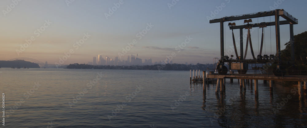 Morning Haze over Sydney City 