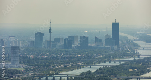Photography vienna city panorama