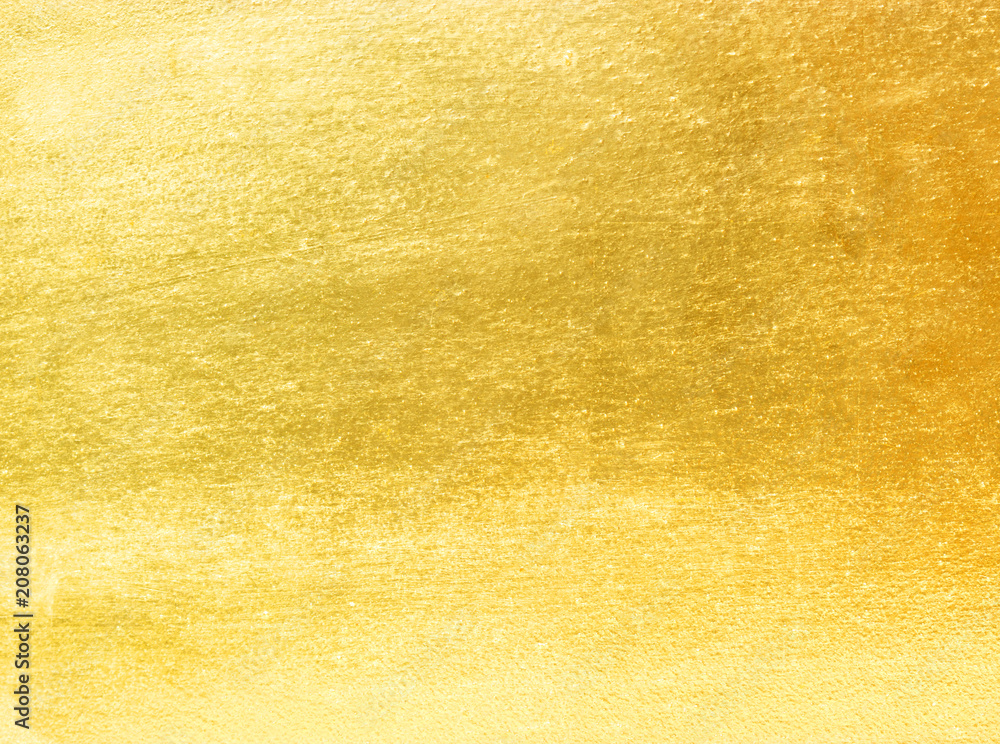 Shiny yellow leaf gold foil texture Shiny yellow leaf gold foil texture