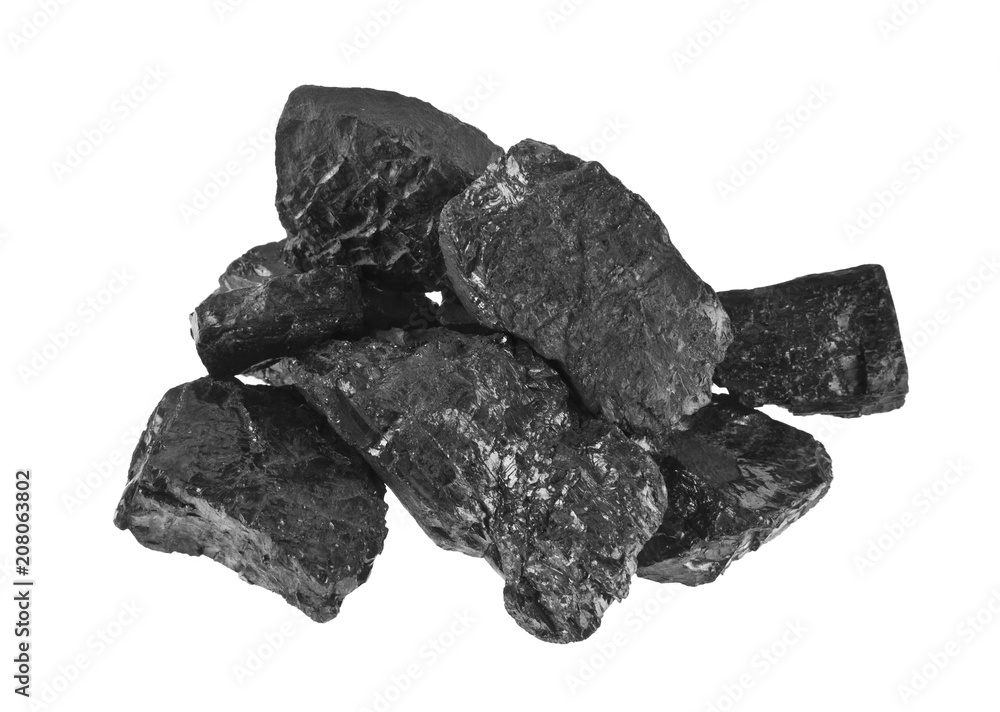 charcoal isolated on white background charcoal isolated on white background
