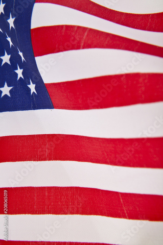 US flag as background