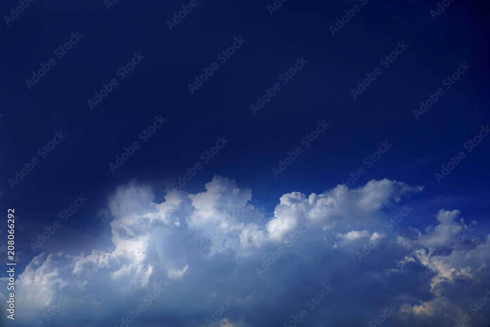 Clouds in the sky blue color with copy Space concept. Clouds in the sky blue color with copy Space concept.