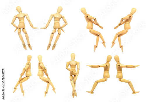 Wooden Manikin Drawing Model Human Male Manikin Jointed Mannequin Puppet Action Figure Art Drawing Sculpting Toy.