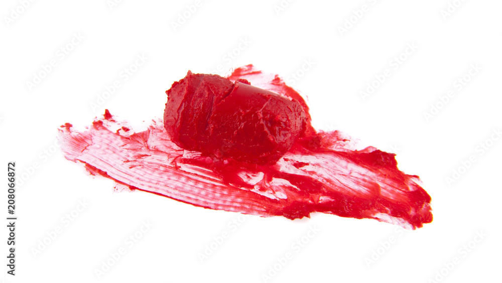 red lipstick isolated on white background red lipstick isolated on white background