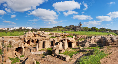 Tombs of the Kings, archaeological museum in Paphos city, Cyprus