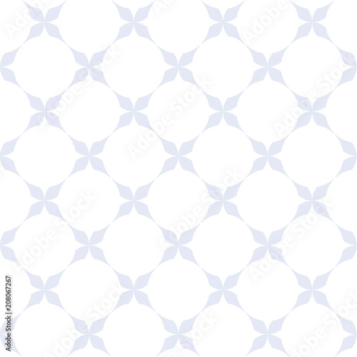 Seamless geometrical pattern with white background
