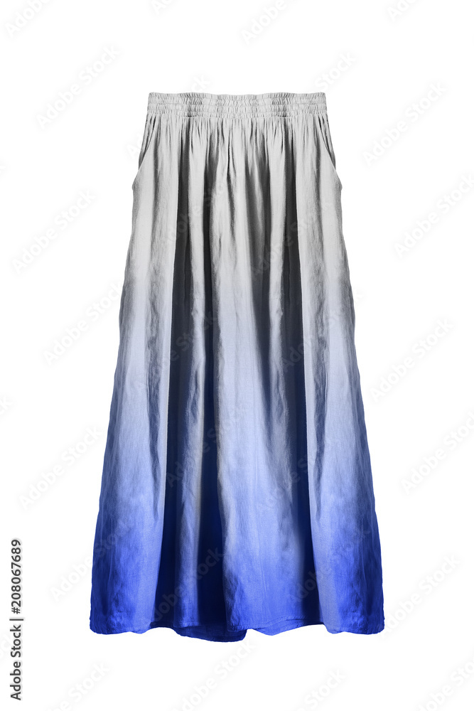 Long skirt isolated