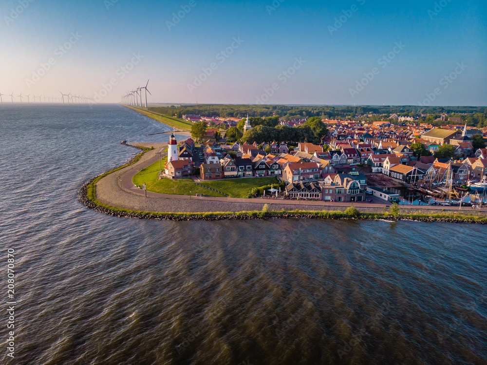 Φωτογραφία Urk Netherlands a small village alongside the lake ijsselmeer Netherlands with t