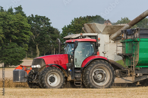 TRACTOR - Agricultural machinery on the field