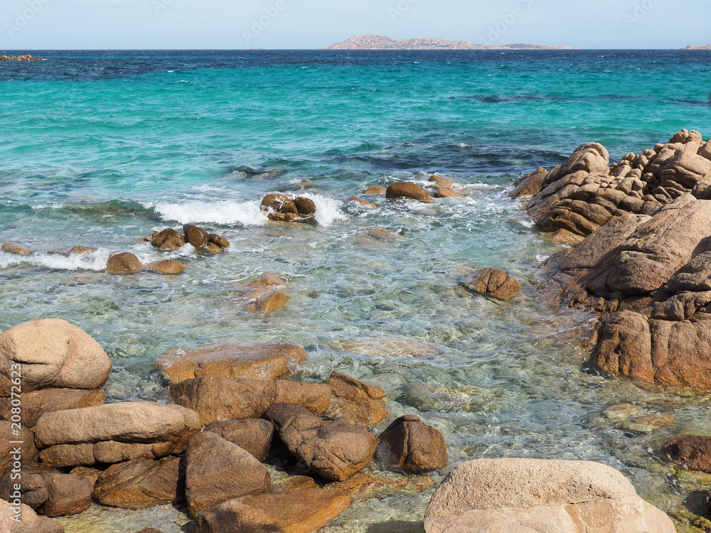 Spiagge di Capriccioli �?? Bucht und Strand an der auf der Insel Sardinien in Italien
