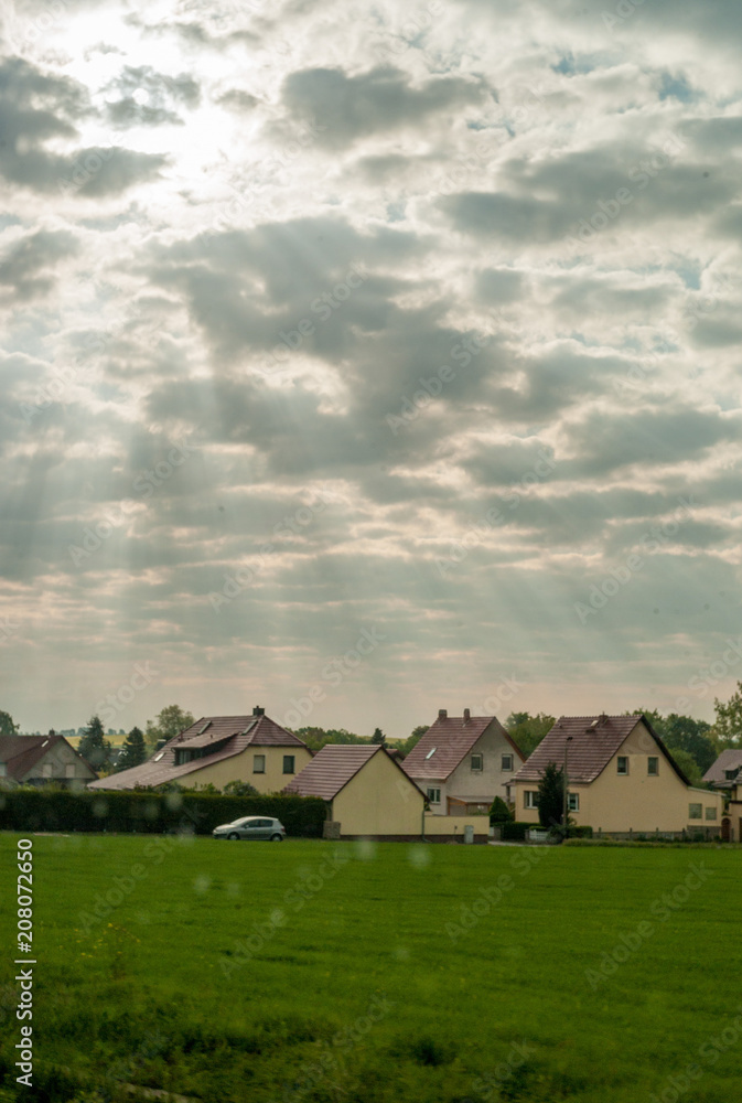 Dorf-Idyll in Mitteldeutschland