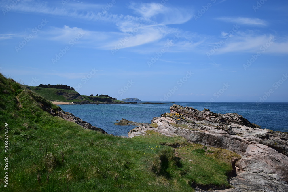 View east from Canty Bay, East Lothian