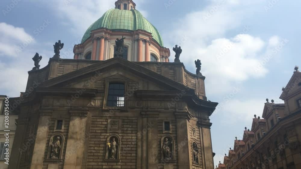Exterior views of famous Salvator Church in of the old town of Prague, Czech Republic Exterior views of famous Salvator Church in of the old town of Prague, Czech Republic