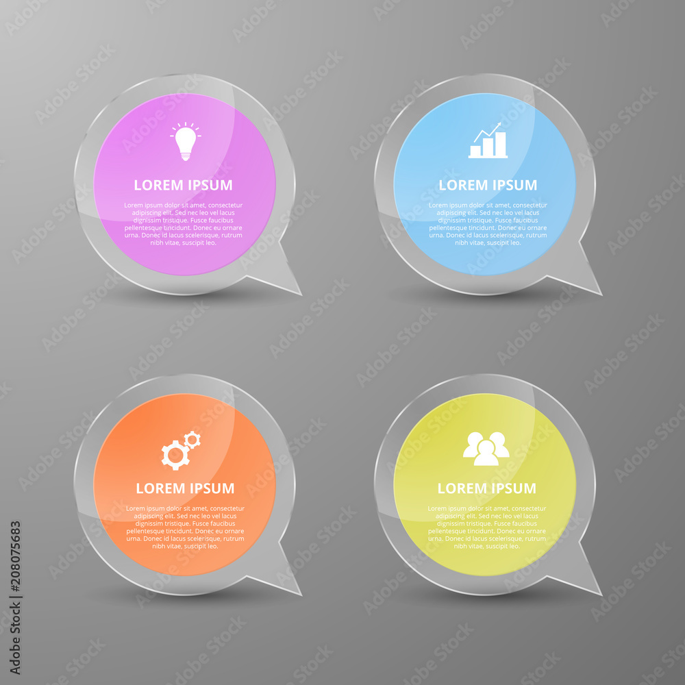 Set realistic glass transparent banners. Abstract transparent .Vector illustration, eps 10 Set realistic glass transparent banners. Abstract transparent .Vector illustration, eps 10