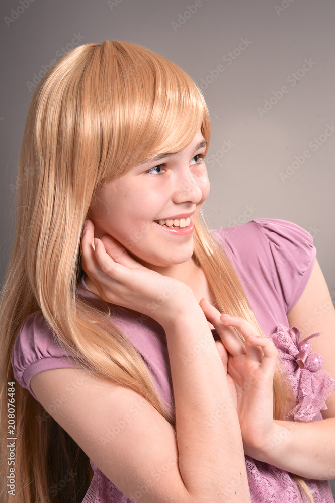 Fototapeta premium Portrait of beautiful girl