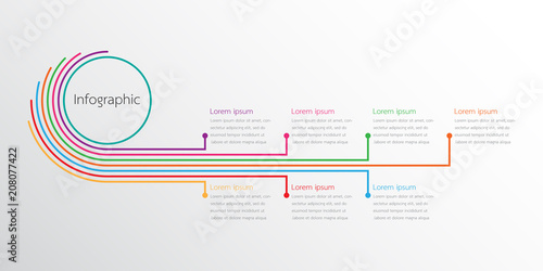 Vector infographic templates used for detailed reports. All 7 topics.