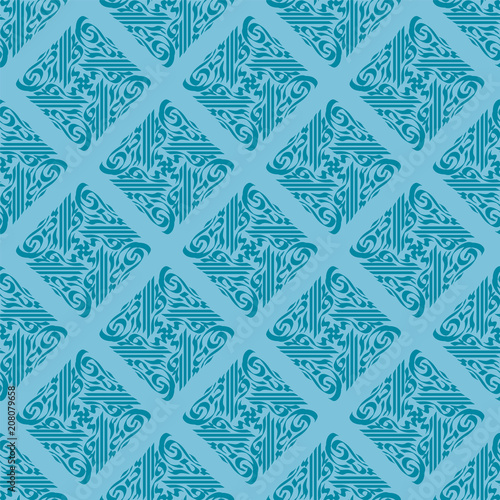 Seamless pattern for traditional kurta pajamas